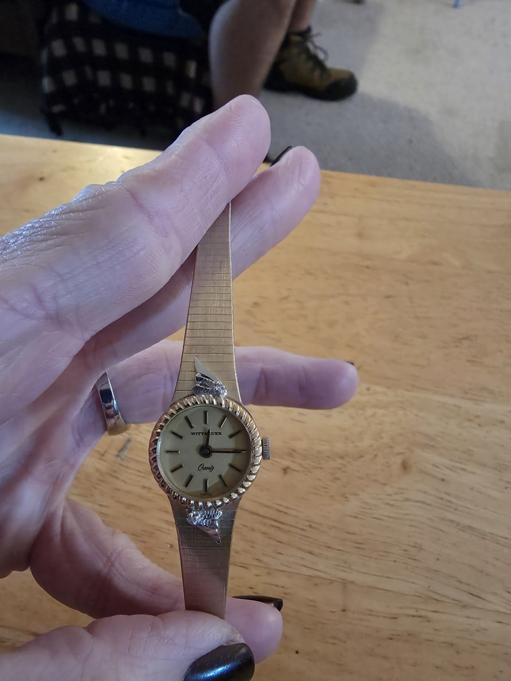 Vintage 1940's Art Deco Gold Plated Watch